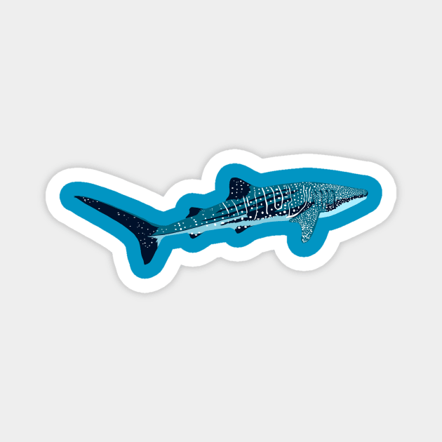 Whale Shark Magnet by stargatedalek