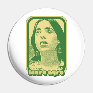 Laura Nyro  // Retro 70s Style Fan Art Design Pin