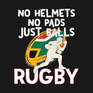 Funny South Africa Flag Rugby T-Shirt