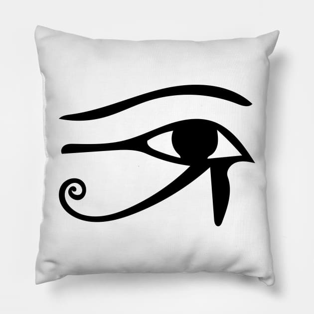 The Eye of Ra Pillow by Doc Multiverse Designs