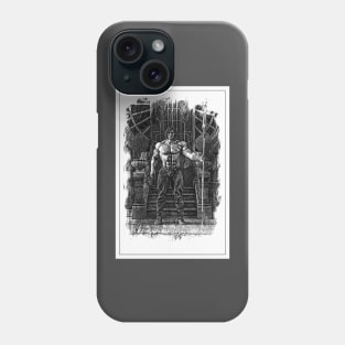 Hunky watchman - bw Phone Case