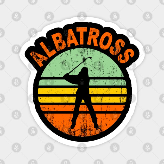 albatross golf retro Magnet by osvaldoport76