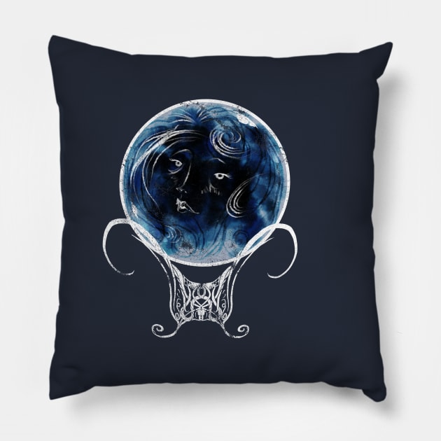 Madame Leota Ringing The Bell Pillow by bunsnbells