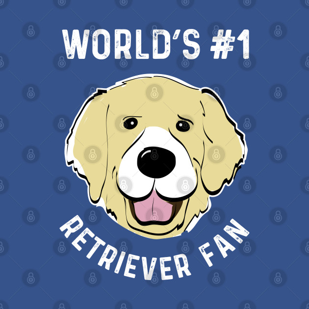 Discover No 1 Golden Retriever Fan Retriever Dog Fan - Golden Retriever Lover - T-Shirt