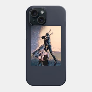 Dance (arms up silhouette) Phone Case