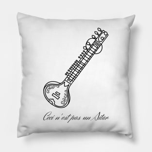 Ceci n'est pas un Sitar Pillow