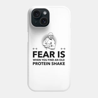 Ghandi Fear Protein Shake Quote - Premier Protein Shake Powder Atkins Protein Shakes Phone Case