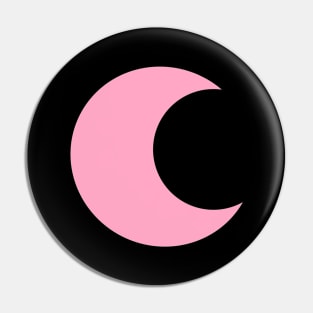 Pink Crescent Moon Pin