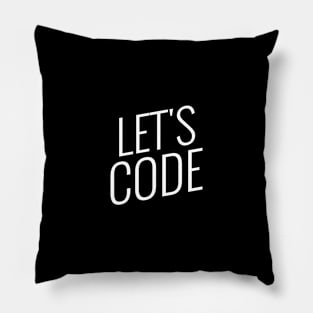 LET'S CODE - PROGRAMMING Pillow