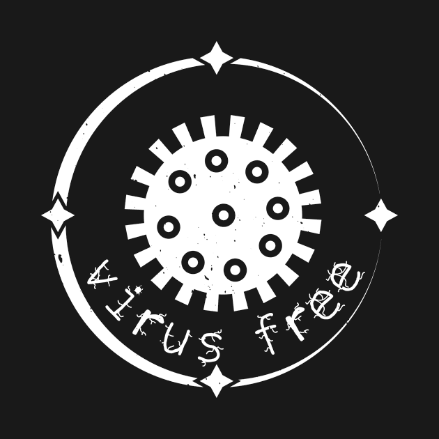 Virus Free by HelloShirt Design