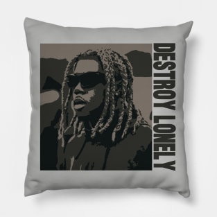 Destroy Lonely Camo Pillow