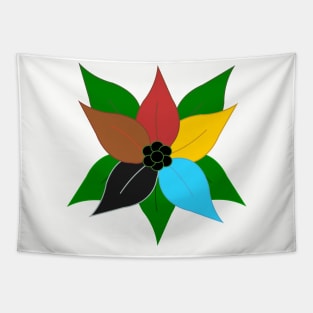 Pride Poinsettia Tapestry