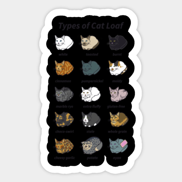 The Types Of Cat Loaf Classic The Types Of Cat Loaf Classic