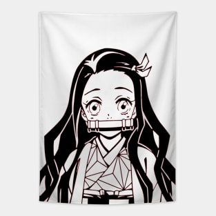 Nezuko Cute Demon girl Tapestry