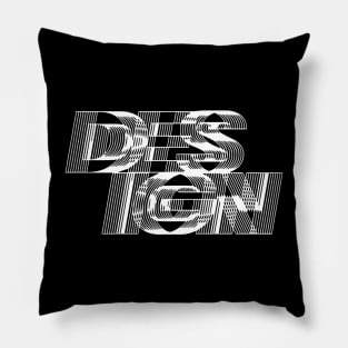 typographic experimental design Pillow