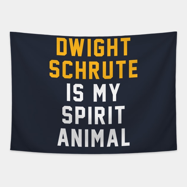 Dwight My Spirit Animal Tapestry by zerobriant