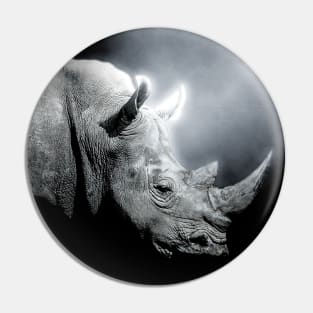 Rhinoceros Animal Wildlife Jungle Nature Free Adventure Discovery Digital Painting Pin