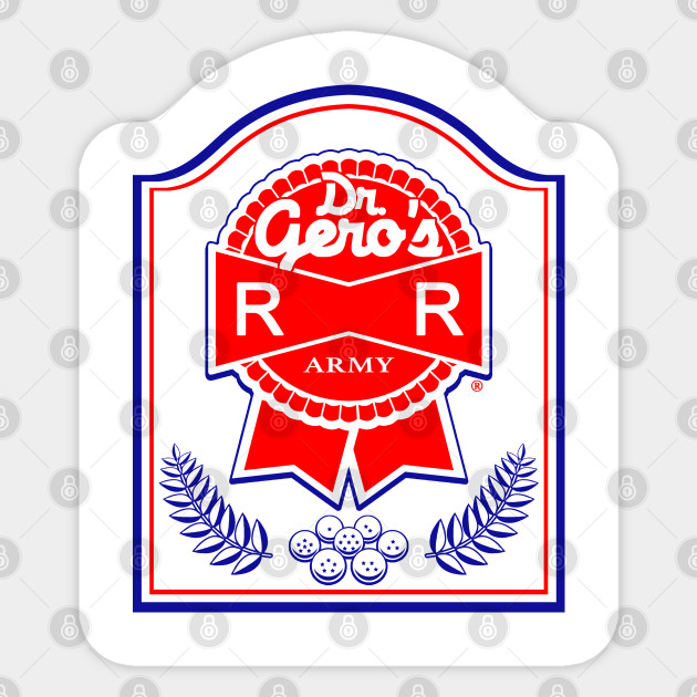 Dr Gero S Red Ribbon Army Dragon Ball Sticker Teepublic