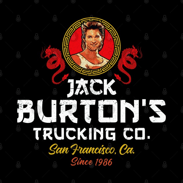 Jack Burton Trucking Pork Chop Express by Alema Art