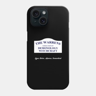 The Conjuring The Warrens Sign Phone Case