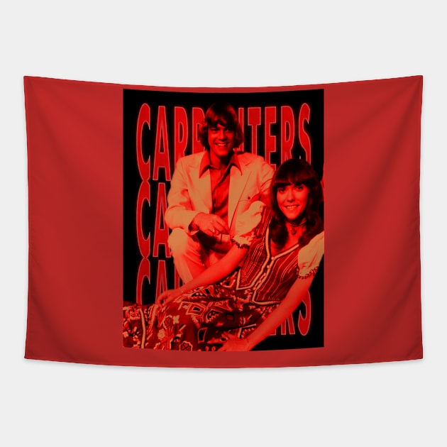 CARPENTERS  // Dark Cover Art Tapestry by CreatenewARTees