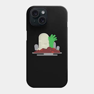 Halloween creepy grave zombie cemetery horror Phone Case