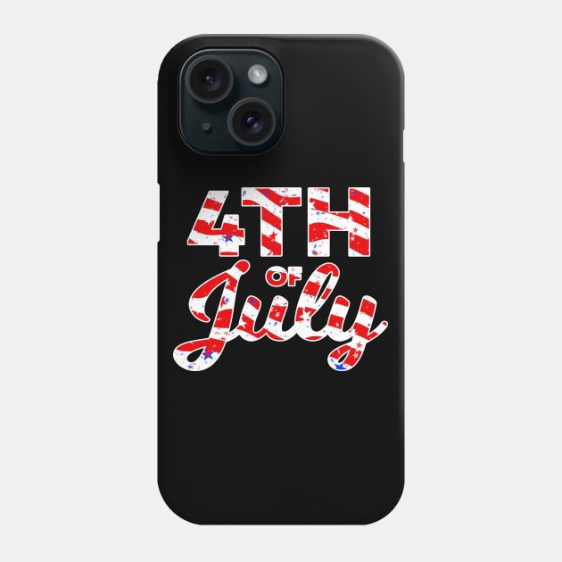 4th of July - Celebrate independence day Phone Case by MaikaeferDesign