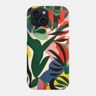 French Garden Abstract Composition Art Phone Case