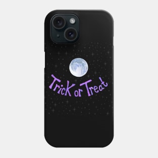 Trick or Treat Night Moon Sky Phone Case