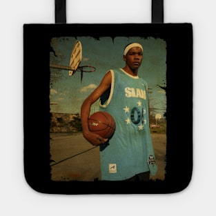 Kevin Durant - Vintage Design Of Basketball Tote