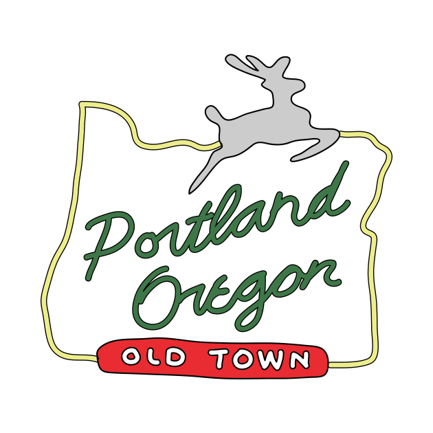 Portland Oregon Sign by PeachesPaisleyProton