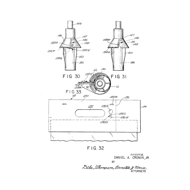 Urinary Drainage System Vintage Patent Hand Drawing by TheYoungDesigns