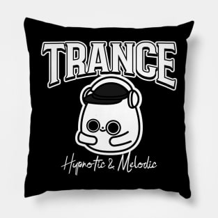 TRANCE  - Hypnotic & Melodic Character Pillow