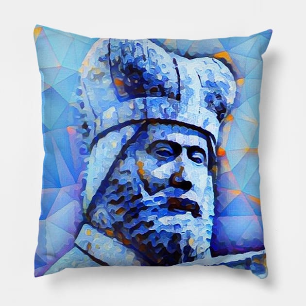 Geoffrey of Monmouth Portrait | Geoffrey of Monmouth Artwork | Geoffrey of Monmouth  Painting 14 Pillow by JustLit