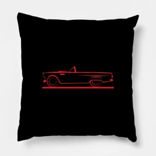 1955 Ford Thunderbird Pillow