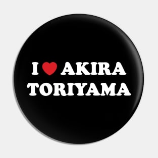 I Heart Akira Toriyama Pin