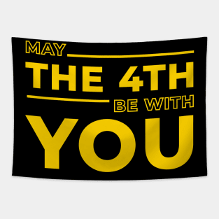 May the 4th be with you - Star Wars Funny Shirt Tapestry