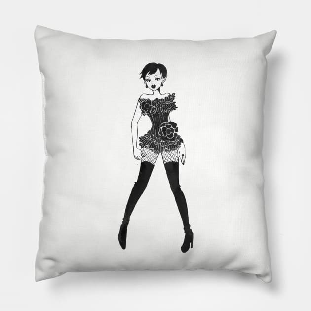 So Raven Pillow by nillusart