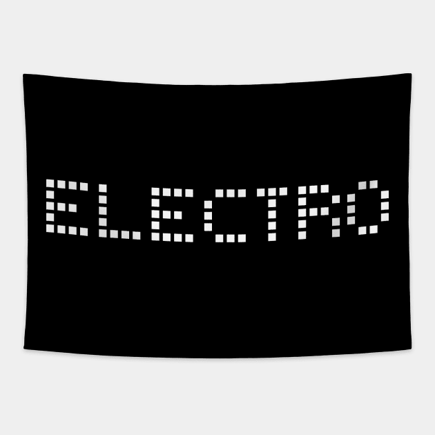 electro music logo Tapestry by lkn