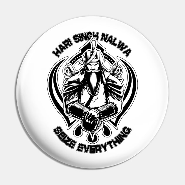 Hari Singh Nalwa Pin by George Emmanual Art