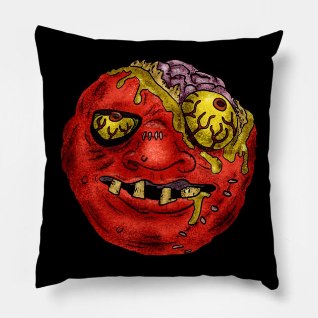 Madballs bash brain t shirt mug coffee apparel Pillow by M G Lovecraft
