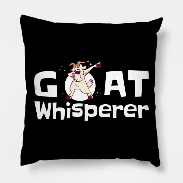 Goat Whisperer Pillow by JayD World