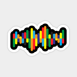 Colorful Column Chart Magnet