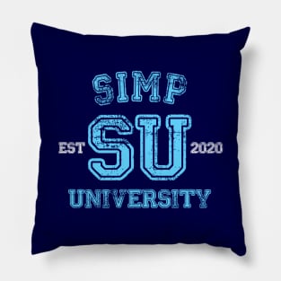 Funny SIMP University - SIMP Patrol - SIMP Nation Meme Pillow