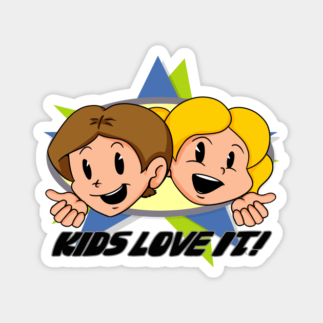 Toonami "KIDS LOVE IT" logo Magnet by UnNam3d