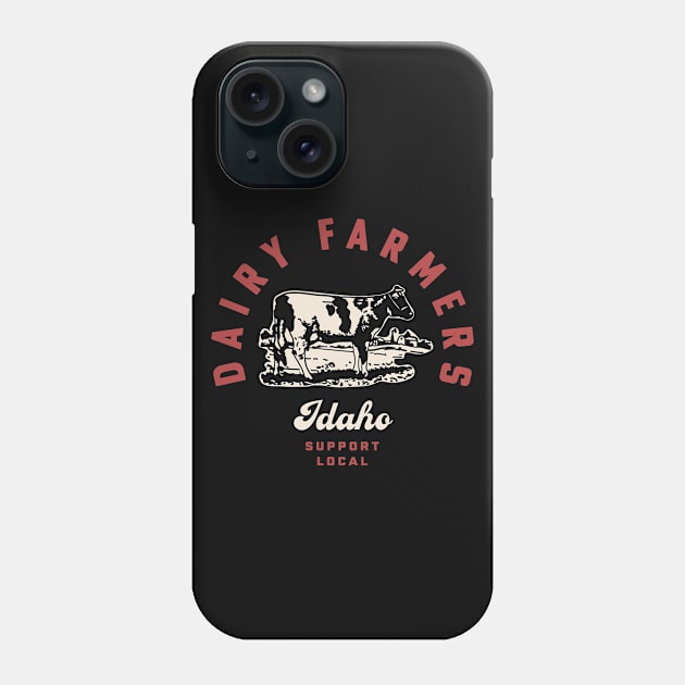 Idaho Dairy Farmers Milk Cows Dairy Farms Phone Case by PodDesignShop