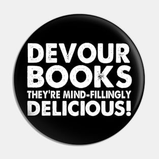 Devour Books Pin