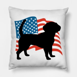 Beagles USA America - Dog Lover Dogs Pillow