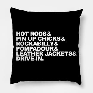 Hot Rods & Rockabilly Pillow