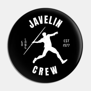 Mens Athletics Javelin Crew Athlete Gift Pin